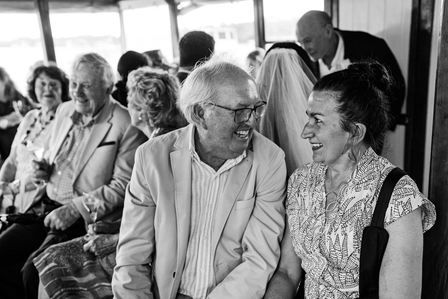 Noosa wedding photography of bride and grooms at Ricky's Restaurant by Noosa photographer