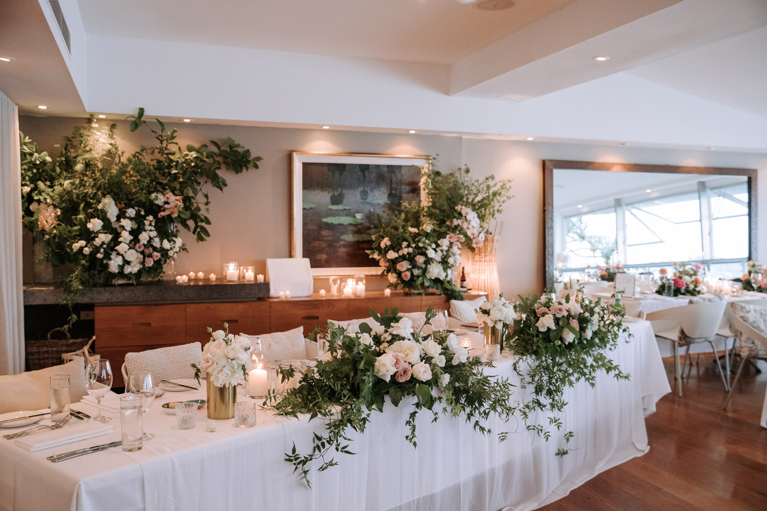 Noosa wedding photography of bride and grooms at Ricky's Restaurant by Noosa photographer