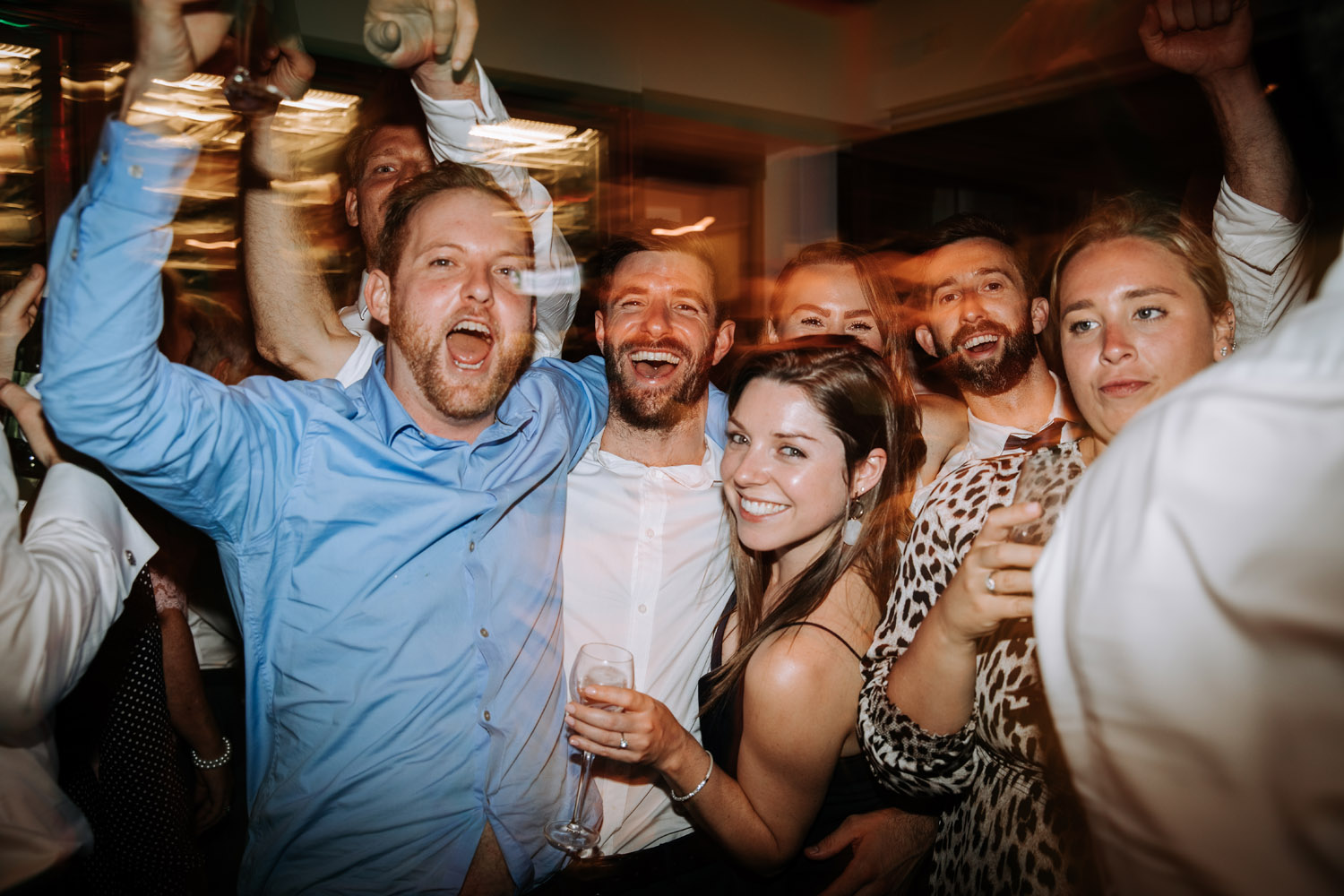 Noosa wedding photography of bride and grooms at Ricky's Restaurant by Noosa photographer