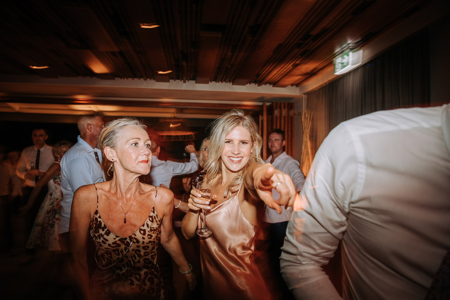 Noosa wedding photography of bride and grooms at Ricky's Restaurant by Noosa photographer