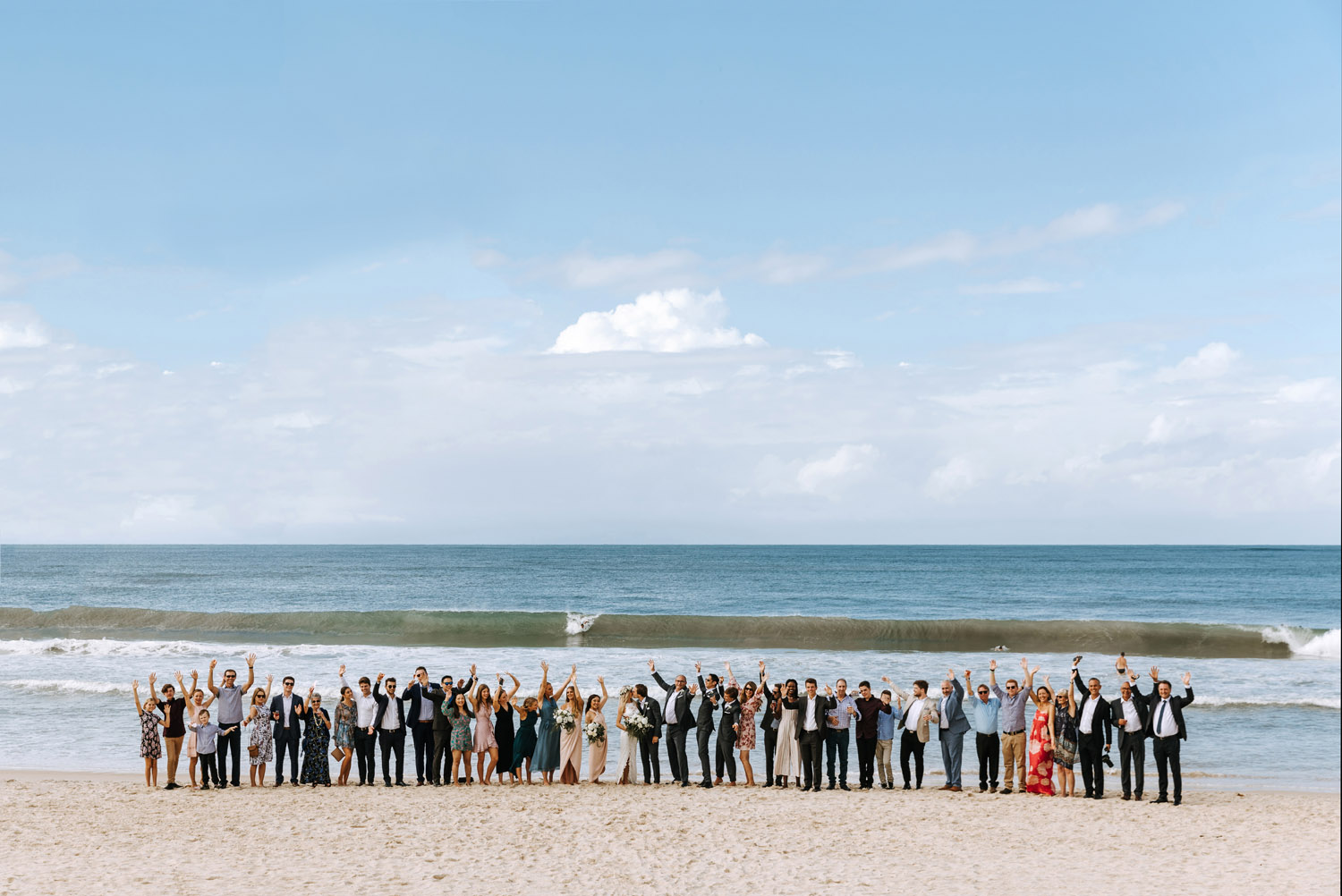 Noosa wedding photography of bride and grooms at Ricky's Restaurant by Noosa photographer