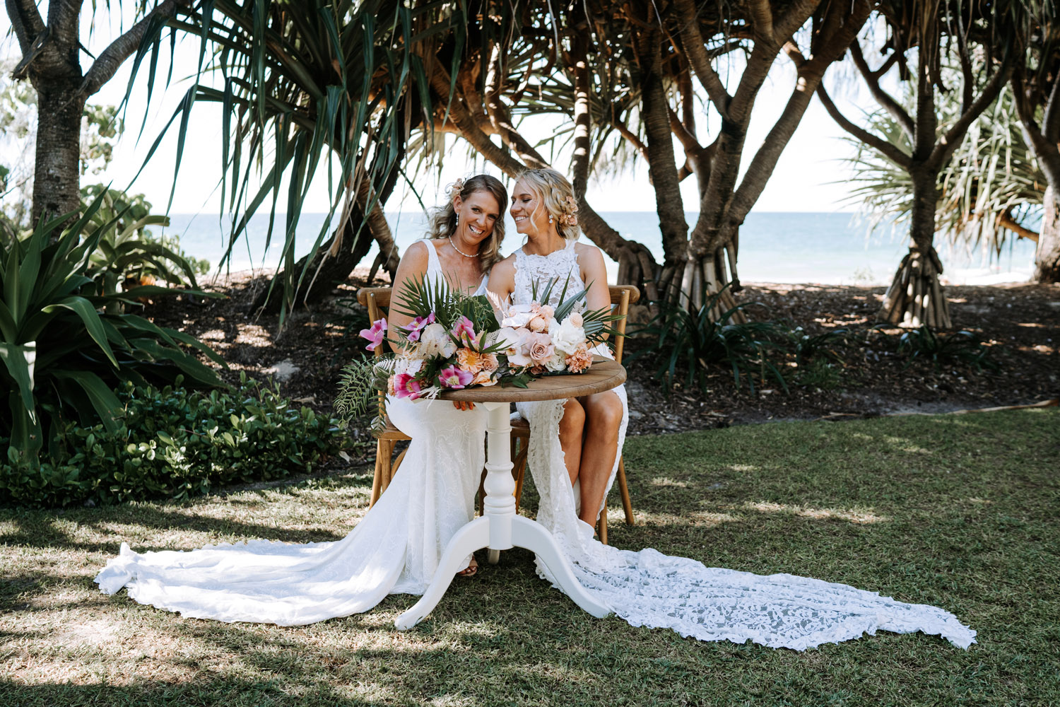 a celebration of Claire and Tamara's Noosa wedding on the Sunshine Coast