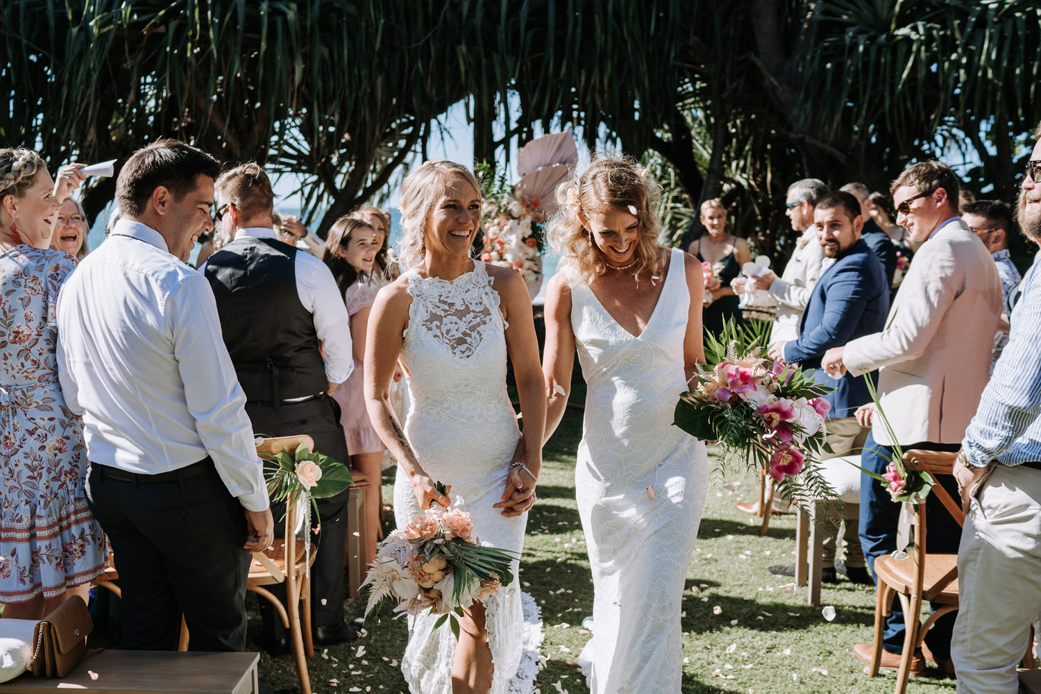 a celebration of Claire and Tamara's Noosa wedding on the Sunshine Coast